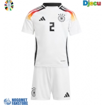 Njemačka Antonio Rudiger #2 Domaci Dres za djecu EP 2024 Kratak Rukav (+ Kratke hlače)